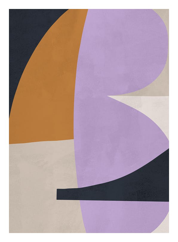Irregular Shapes No2 Poster (50x70 cm)