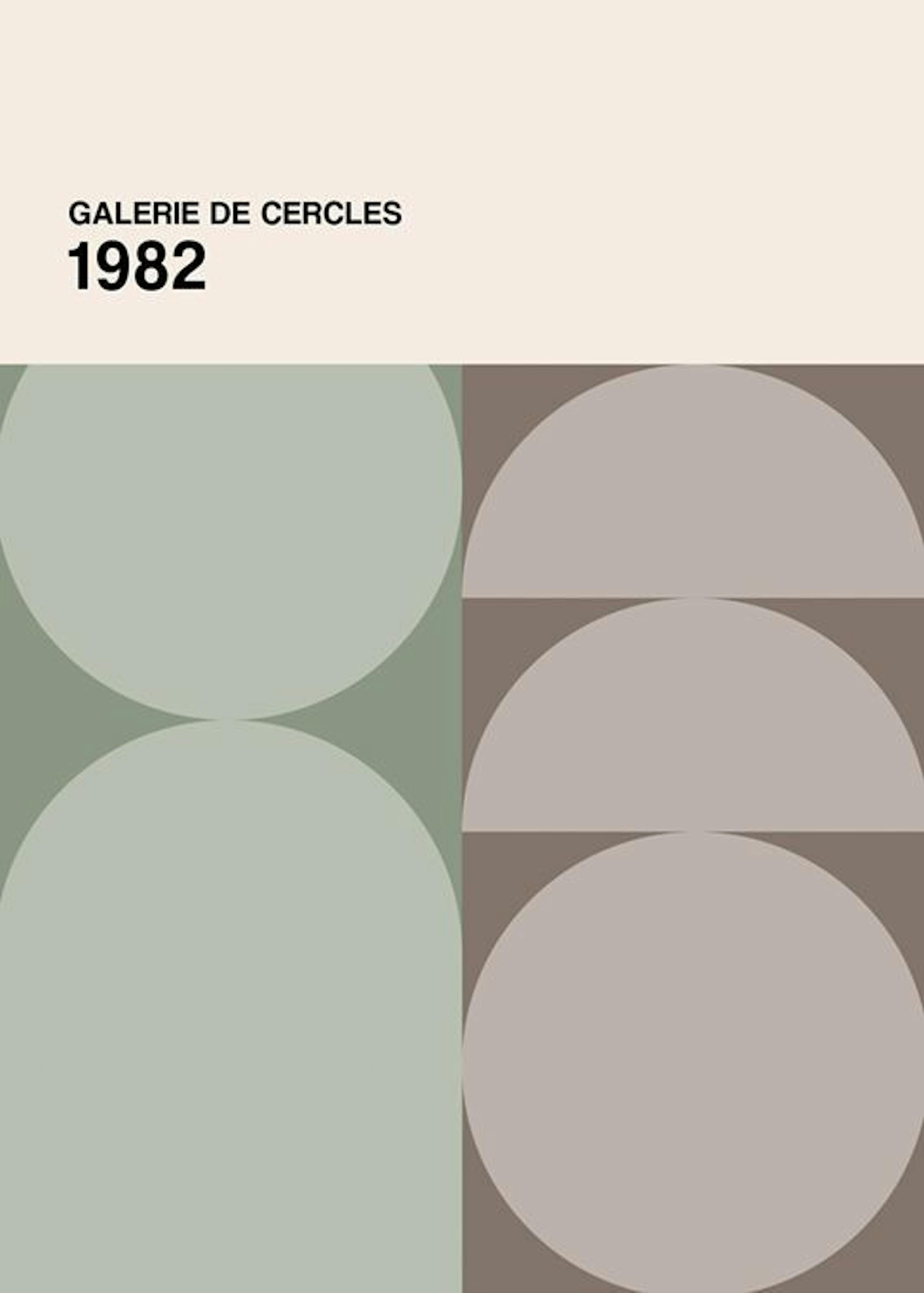 Galerie de Cercles No1 Affiche