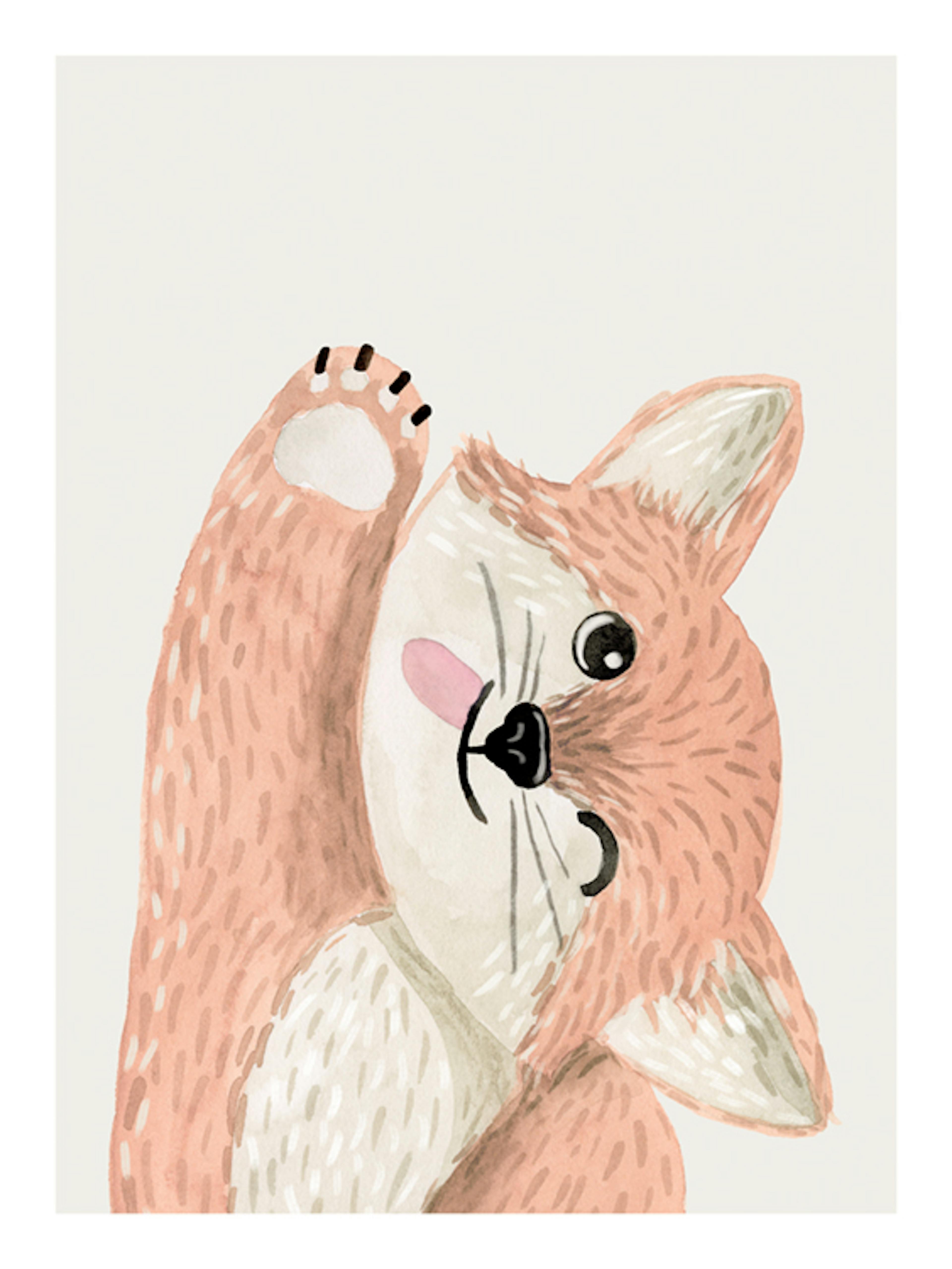 Flirty Fox Print 0