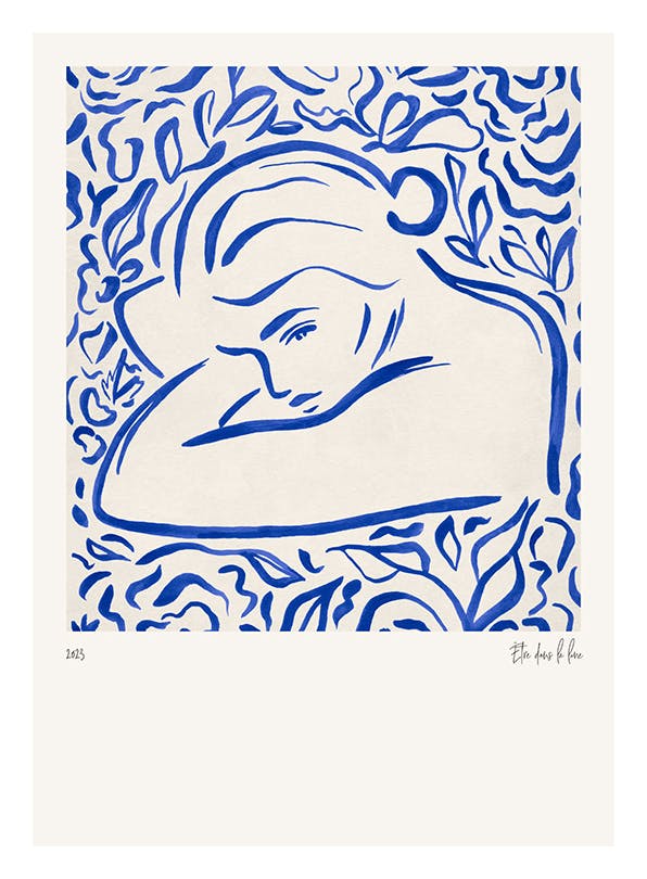 Prints - The Daydreamer Print (30x40 cm) - Line Art prints