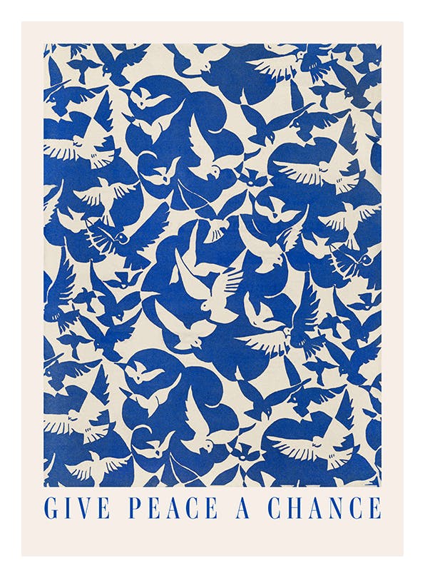 Prints - Give Peace a Chance Print (70x100 cm) - Art prints