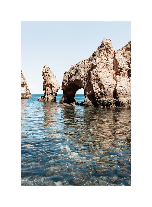 Prints - Rocky Formations Print (50x70 cm) - Seas & oceans prints
