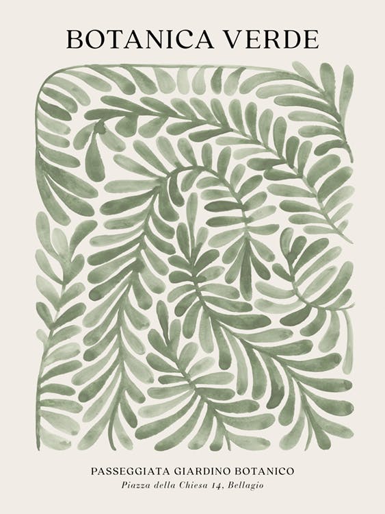 Botanica Verde Plakat 0