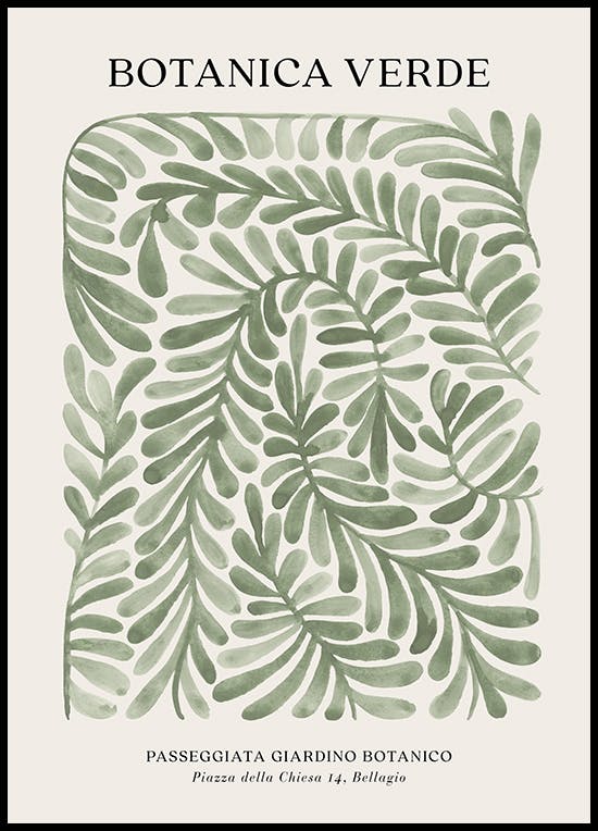 Botanica Verde Poster