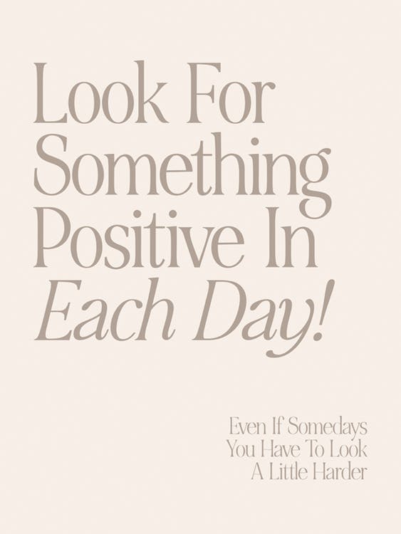 Look for Something Positive Plakát 0