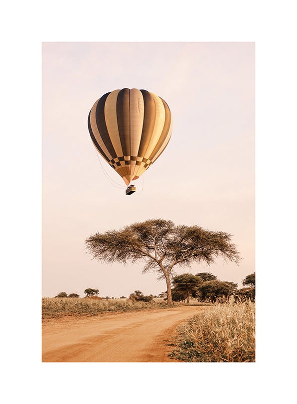 Prints - Balloon in Sunrise Print (50x70 cm) - Studio Savanna