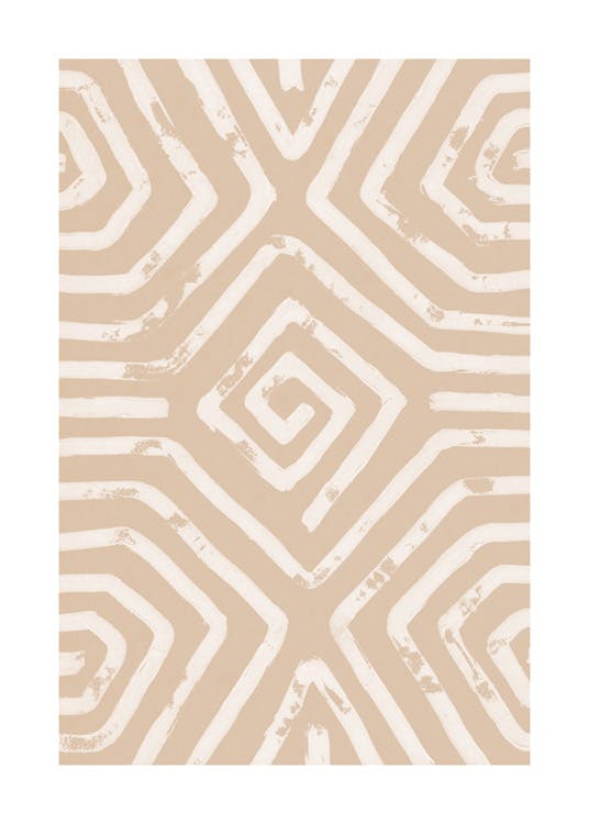 Earthy Pattern No1 Poster 0