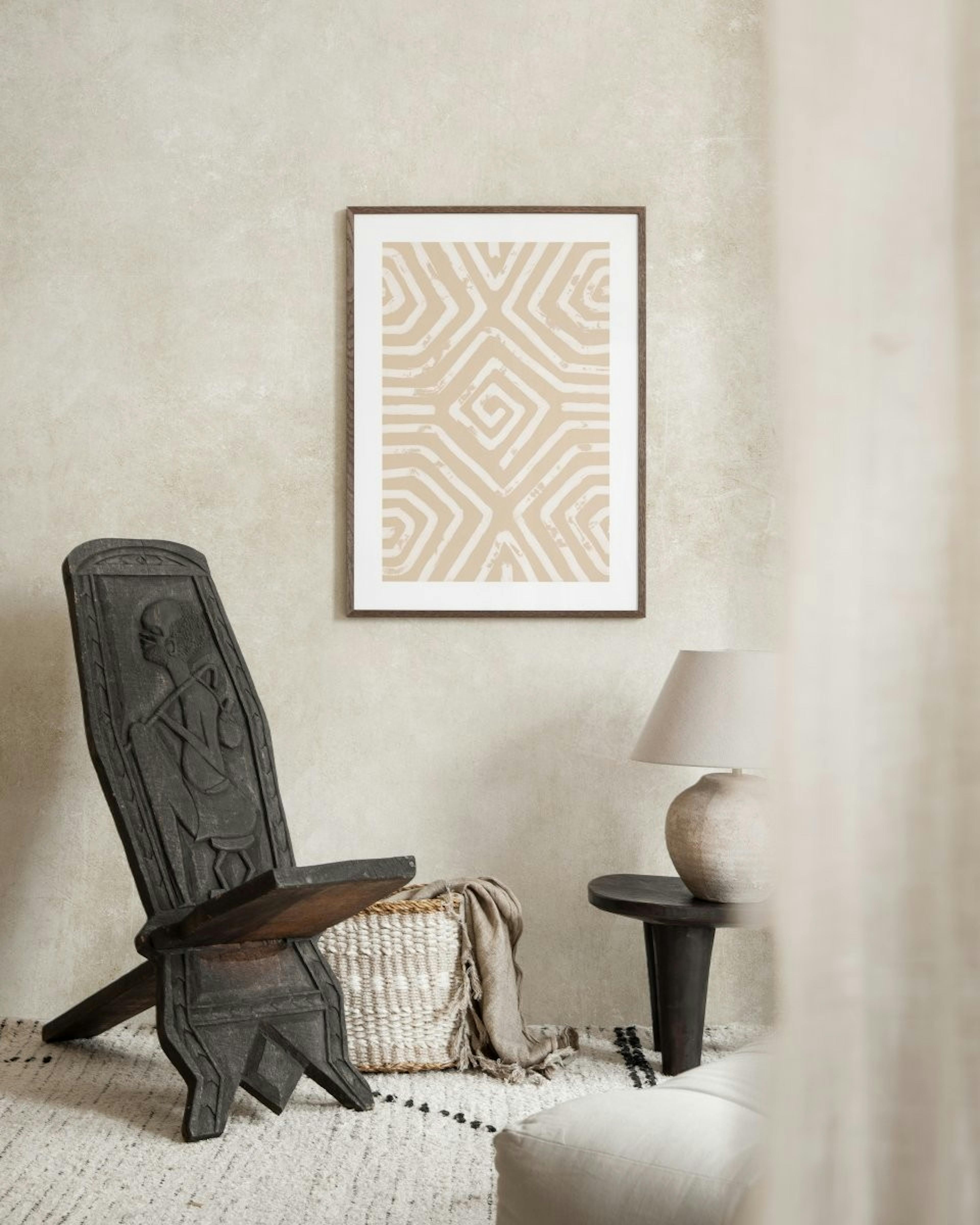 Earthy Pattern No1 Poster