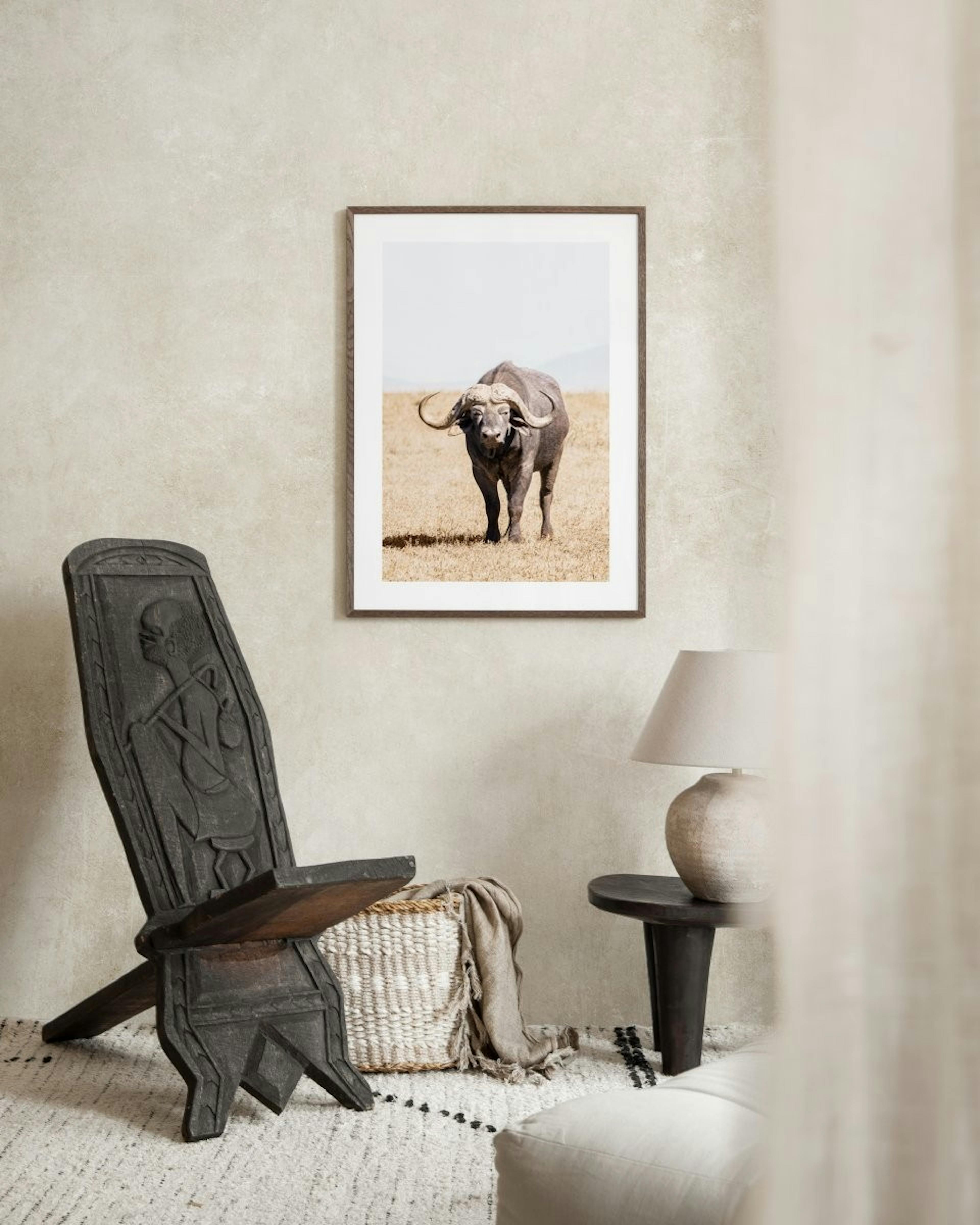 African Buffalo Poster