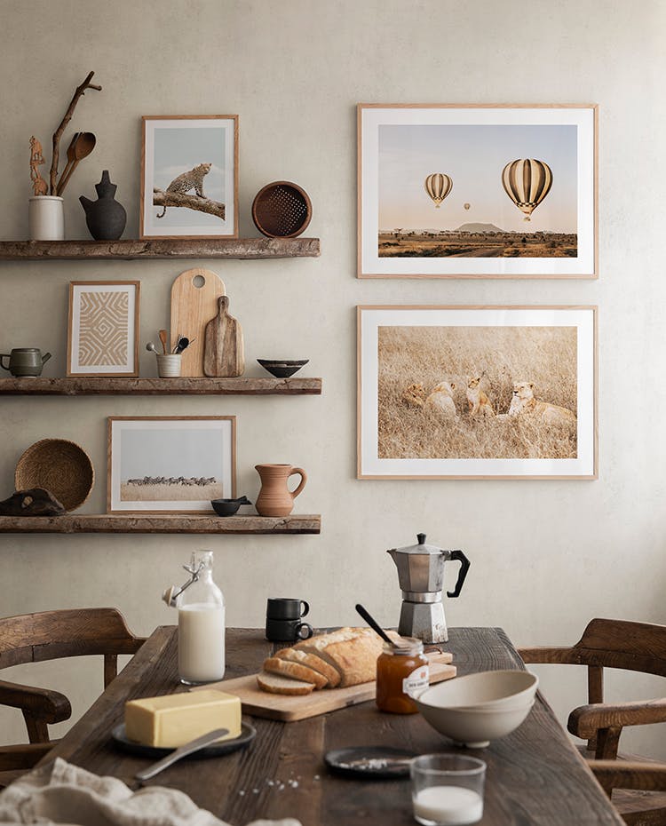 Sophisticated Calm gallery wall