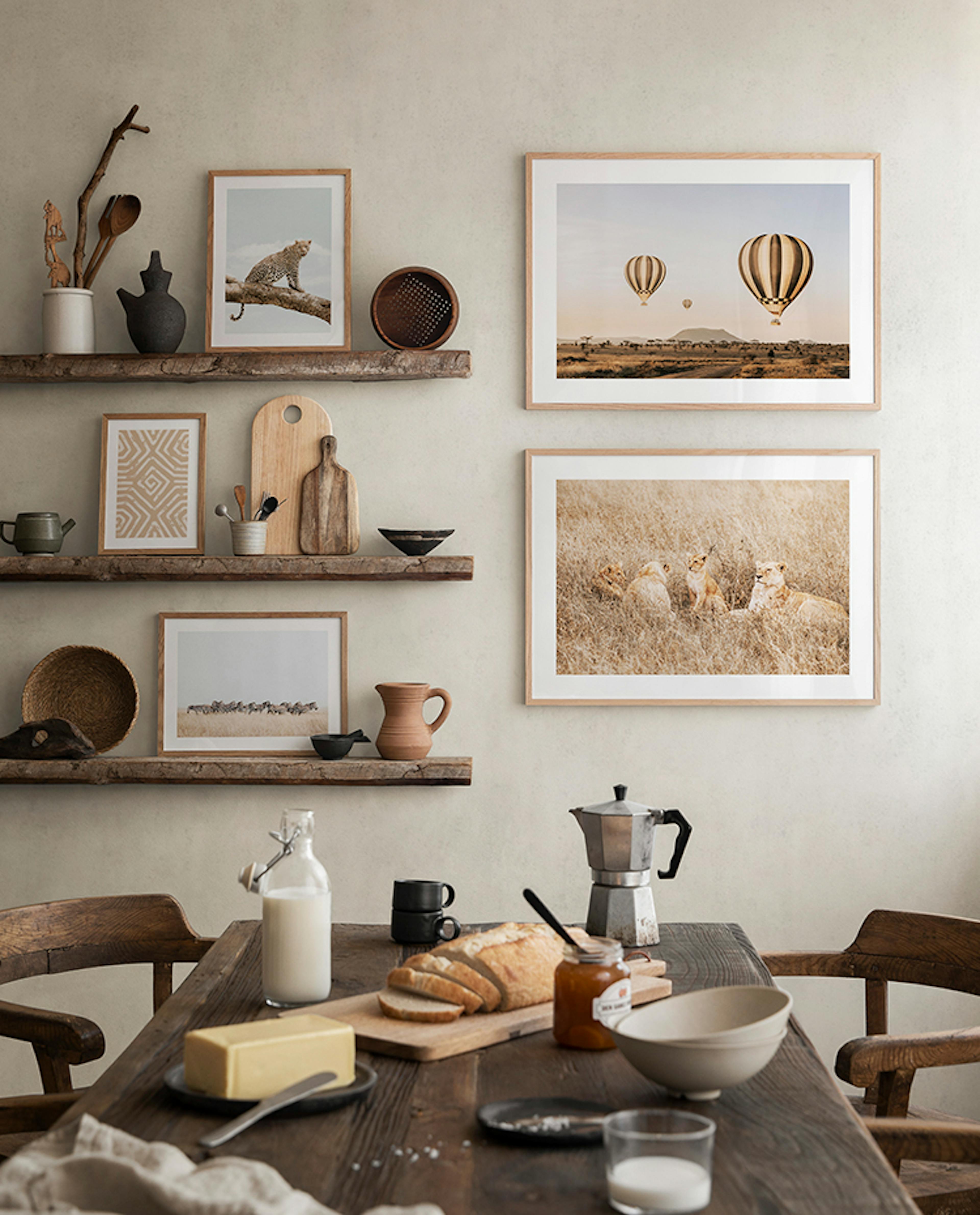 Sophisticated Calm gallery wall