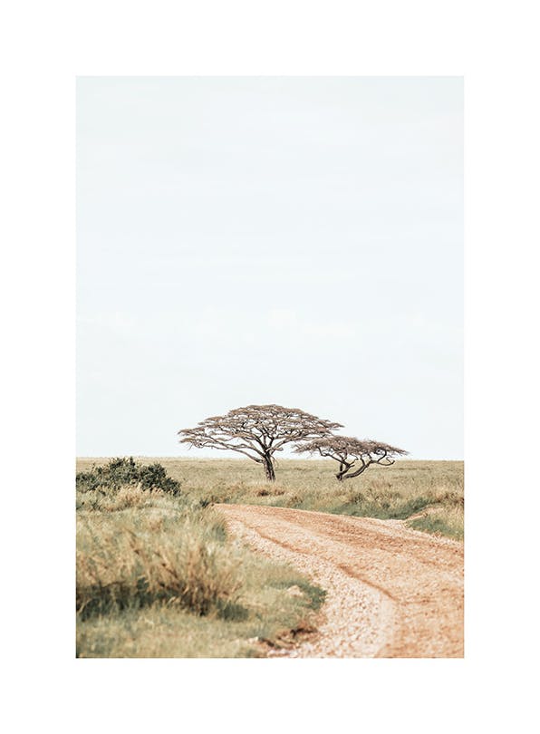 Road to Serengeti​ Poster (50x70 cm)