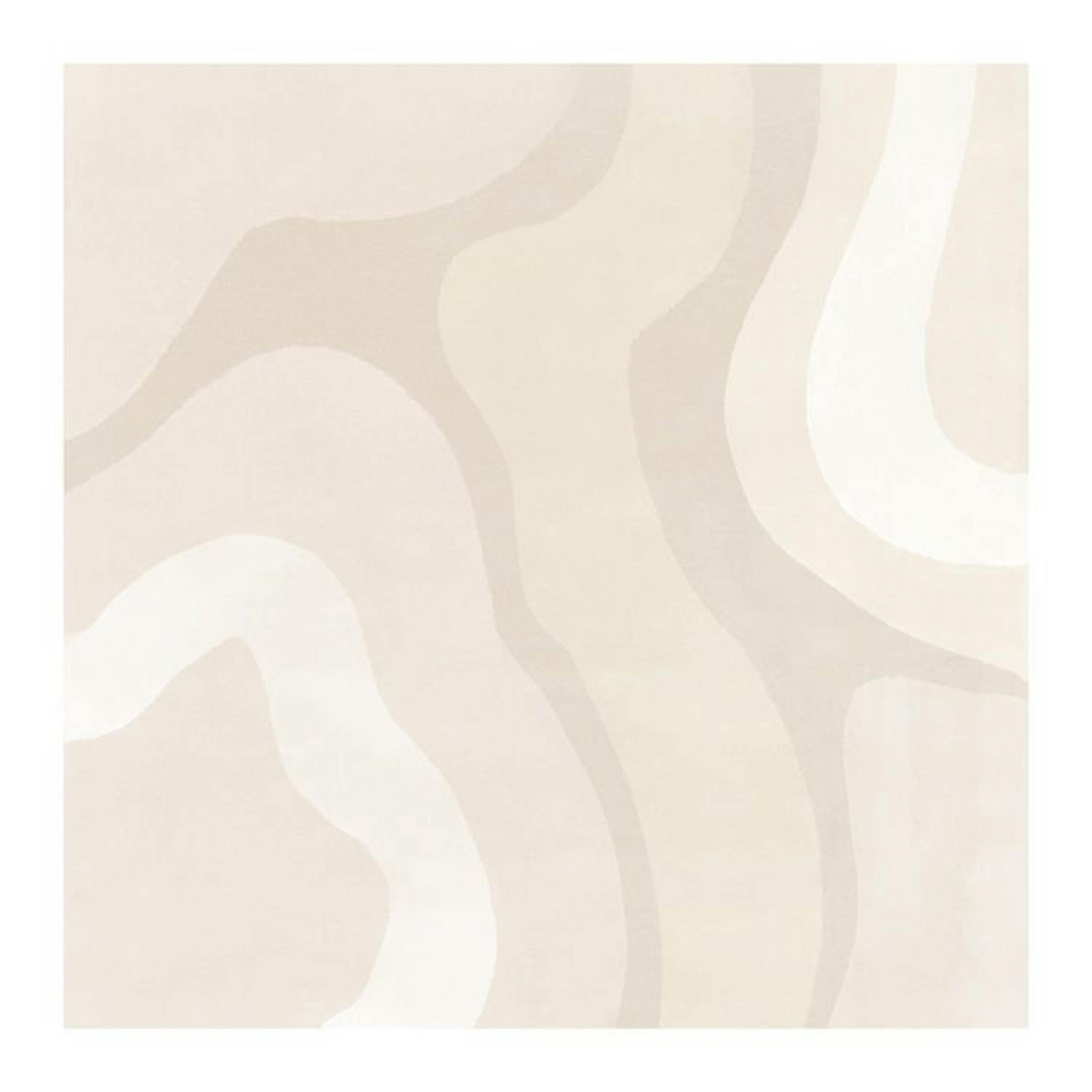 Beige Lines and Shapes Poster 0