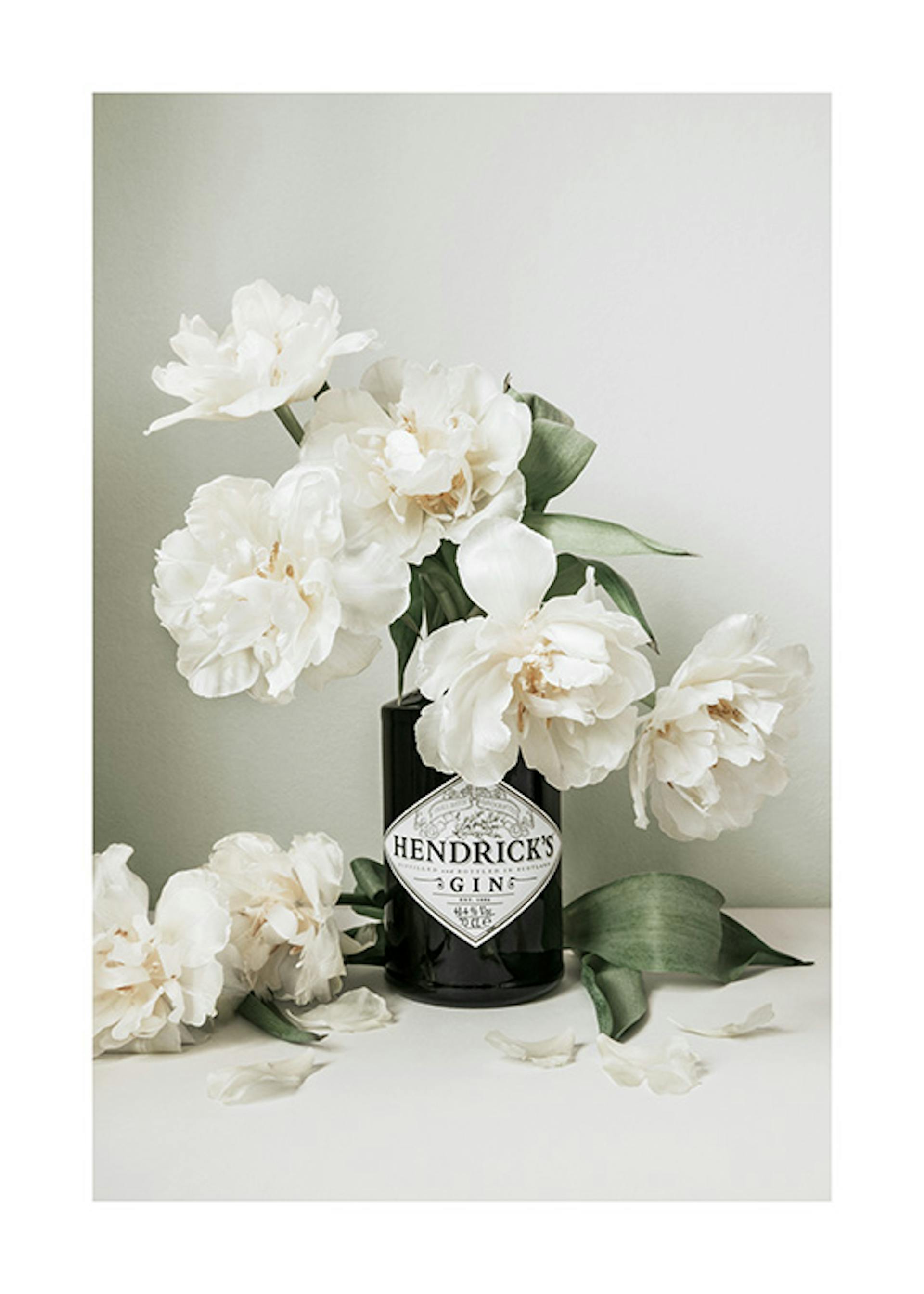 Flowers and Gin Poster