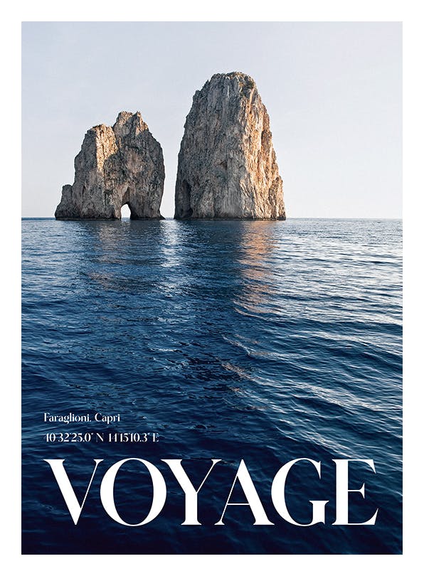 Prints - Blue Voyage Print (30x40 cm) - Seas & oceans prints