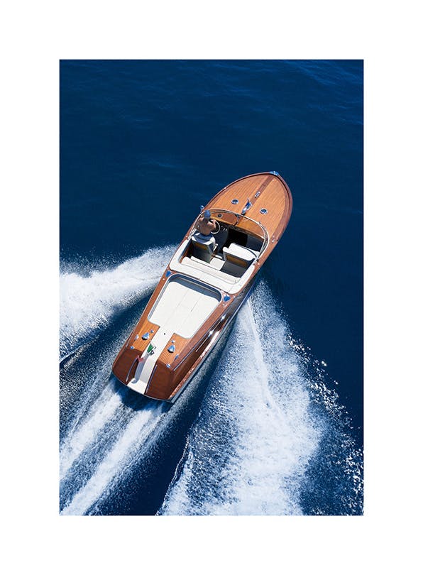 Wooden Boat Plakat (30x40 cm)- Morski pejzaż