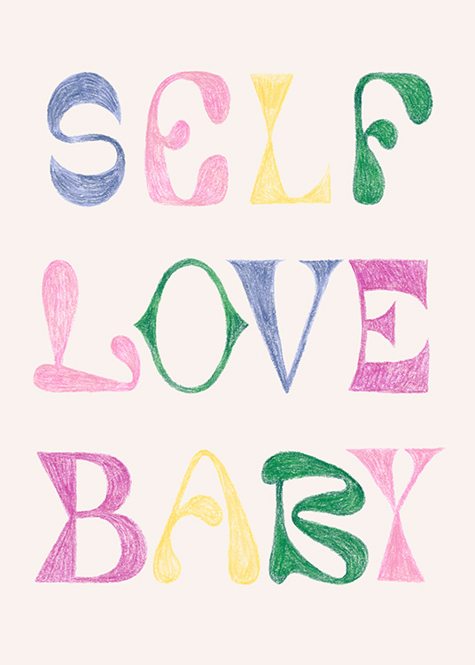 Self Love Baby Affiche