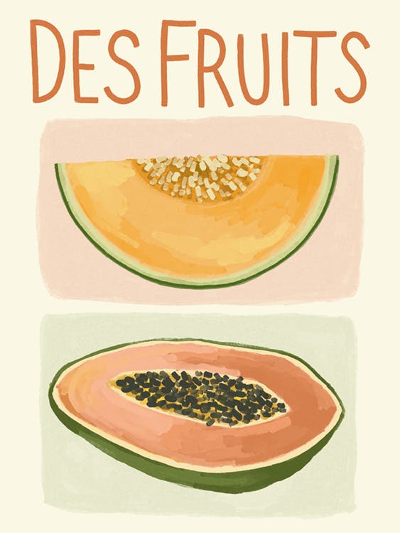 Des Fruits Plakat 0