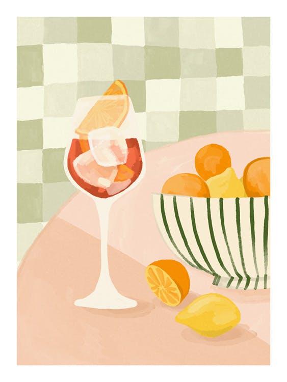 Citrus and Drinks Plakat 0