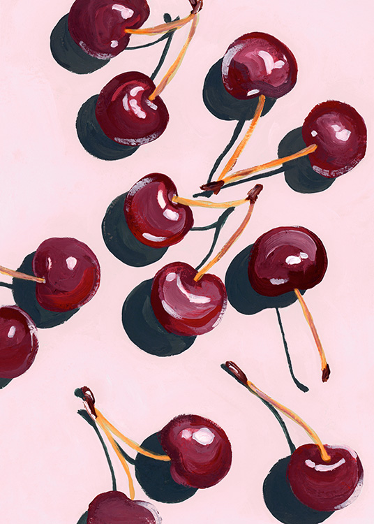 Cherry Art Affiche