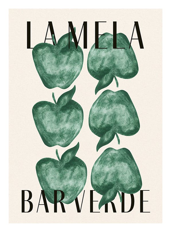 La Mela Affiche (30x40 cm) - Tableaux cuisine