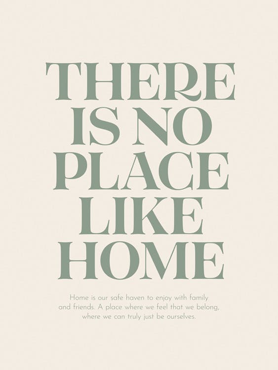 No Place Like Home Poster 0