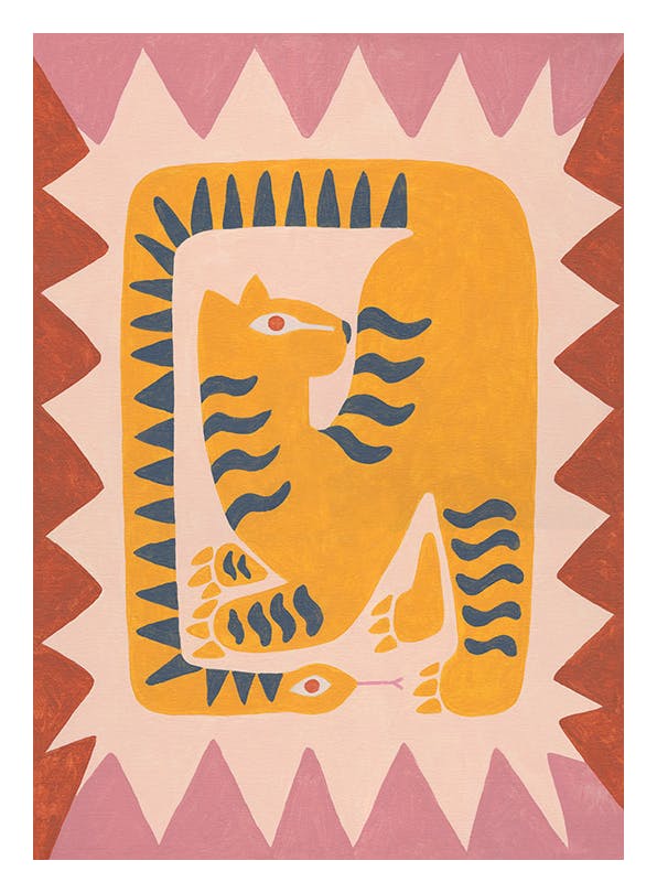 Eye of the Tiger Affiche (30x40 cm) - Tableaux d'animaux sauvages