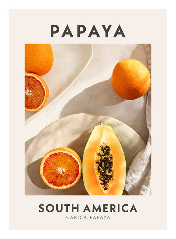 Papaya Poster (50x70 cm)