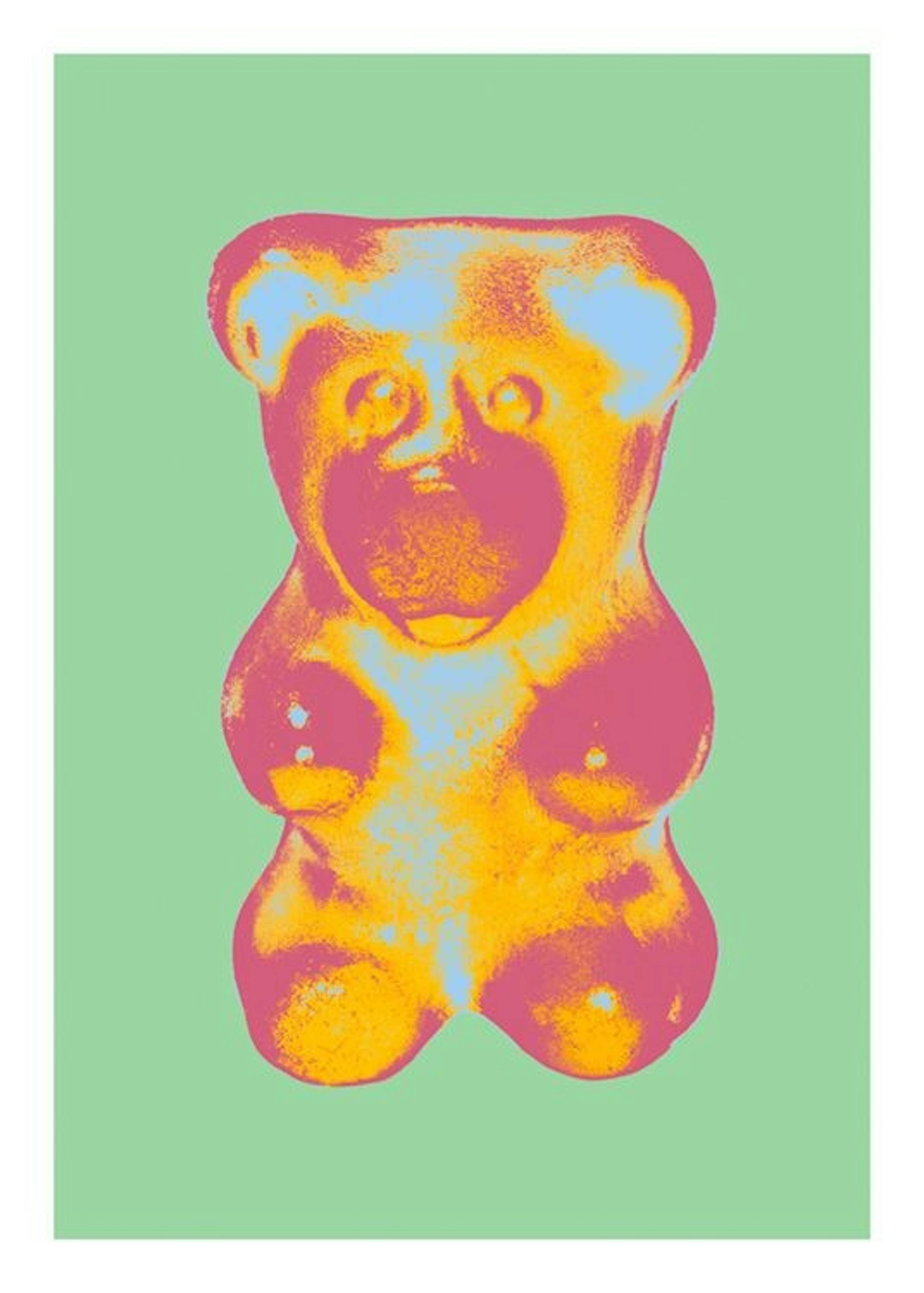 Pop Art Gummy Bear No1 Poster