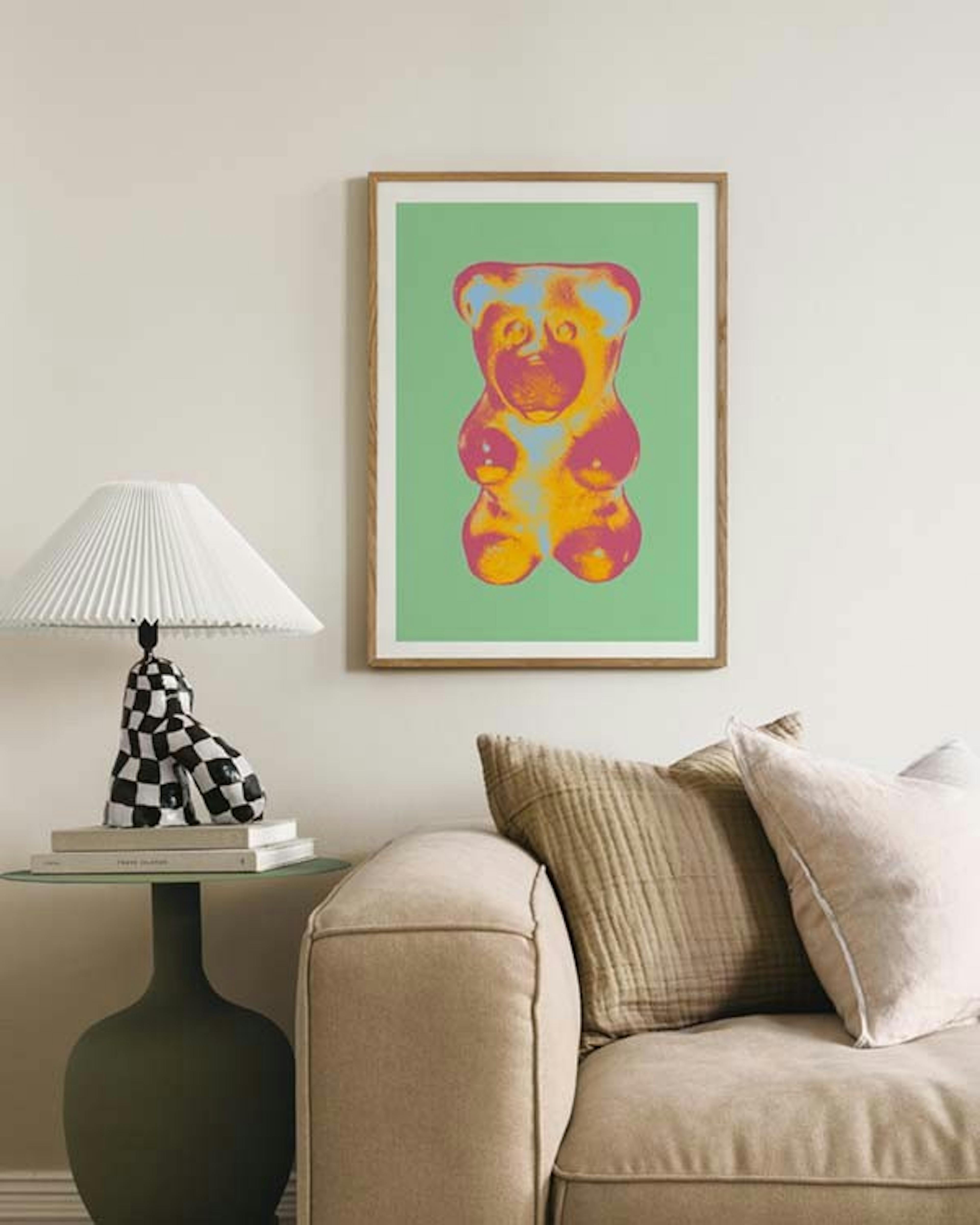 Pop Art Gummy Bear No1 Poster