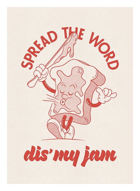 Spread the Word Poster (13x18 cm) - Vintage posters