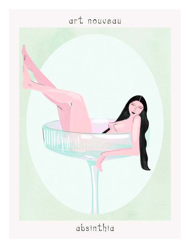 Absinthia Poster (30x40 cm)