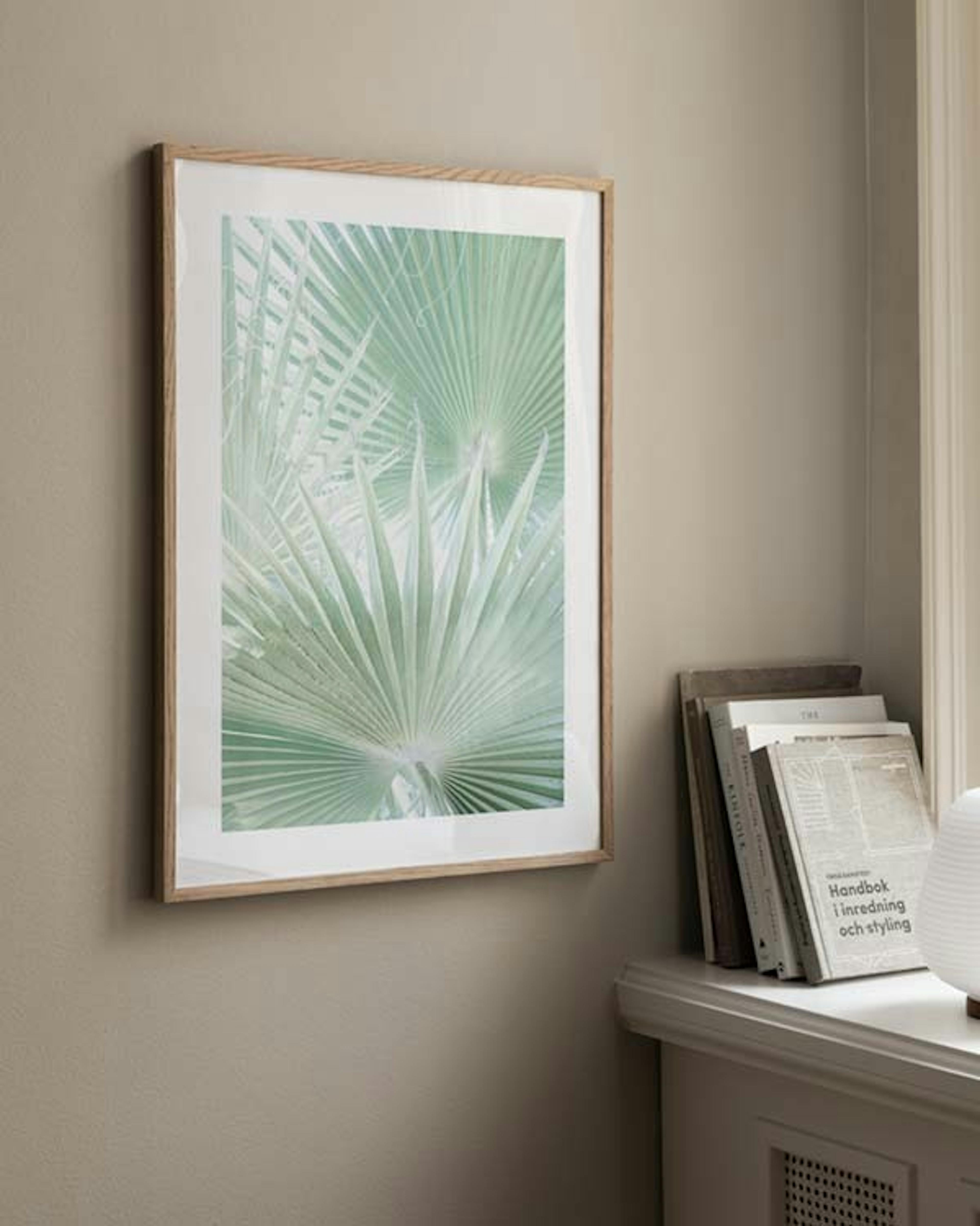 Light Green Leaves Print