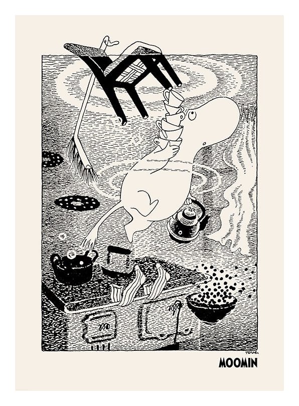 Moomin - The Dream Plakat (50x70 cm)- Plakaty z Muminkami