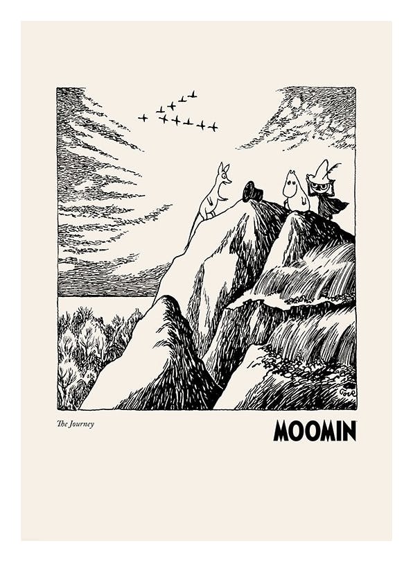 Moomin - The Journey Plakat (30x40 cm)- Plakaty z Muminkami