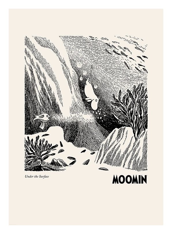 Prints - Moomin - Under the Surface Print (21x30 cm) - Moomin illustrations