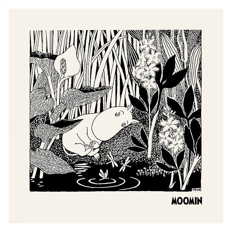 Moomin - The Rest Plakat (50x50 cm)- Plakaty z Muminkami