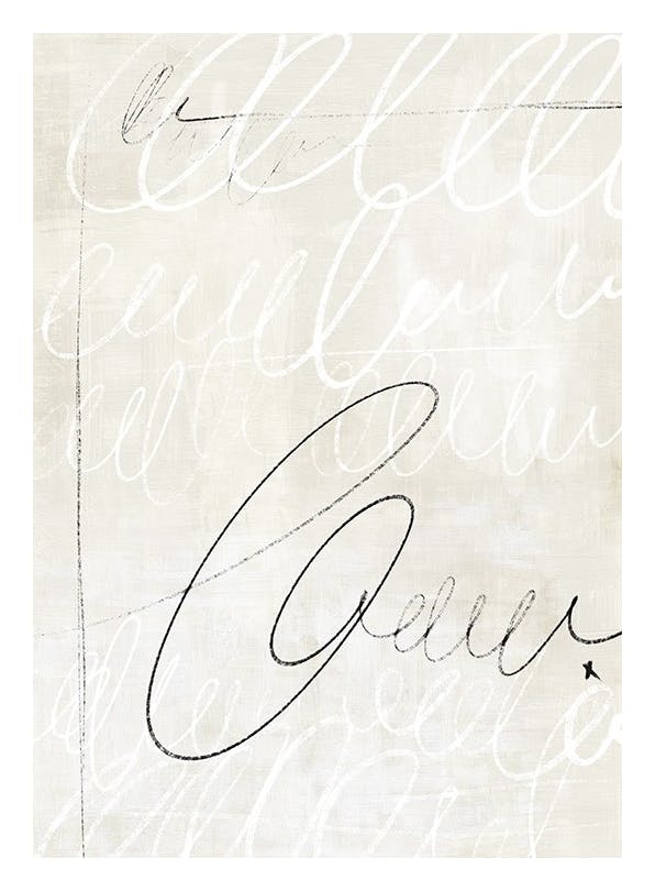 Abstract Sketches No1 Plakat (70x100 cm)- Nordic Retreat