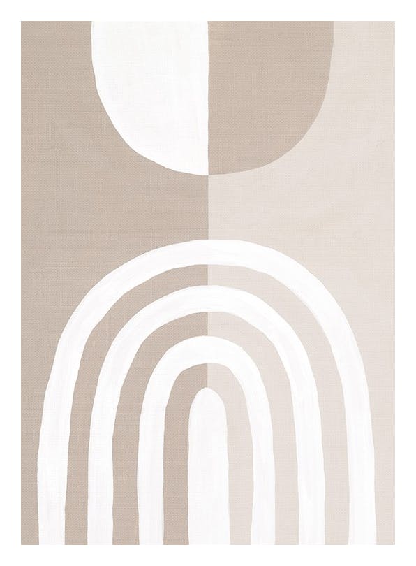 Textured Arches Plakat (70x100 cm)- Nordic Retreat