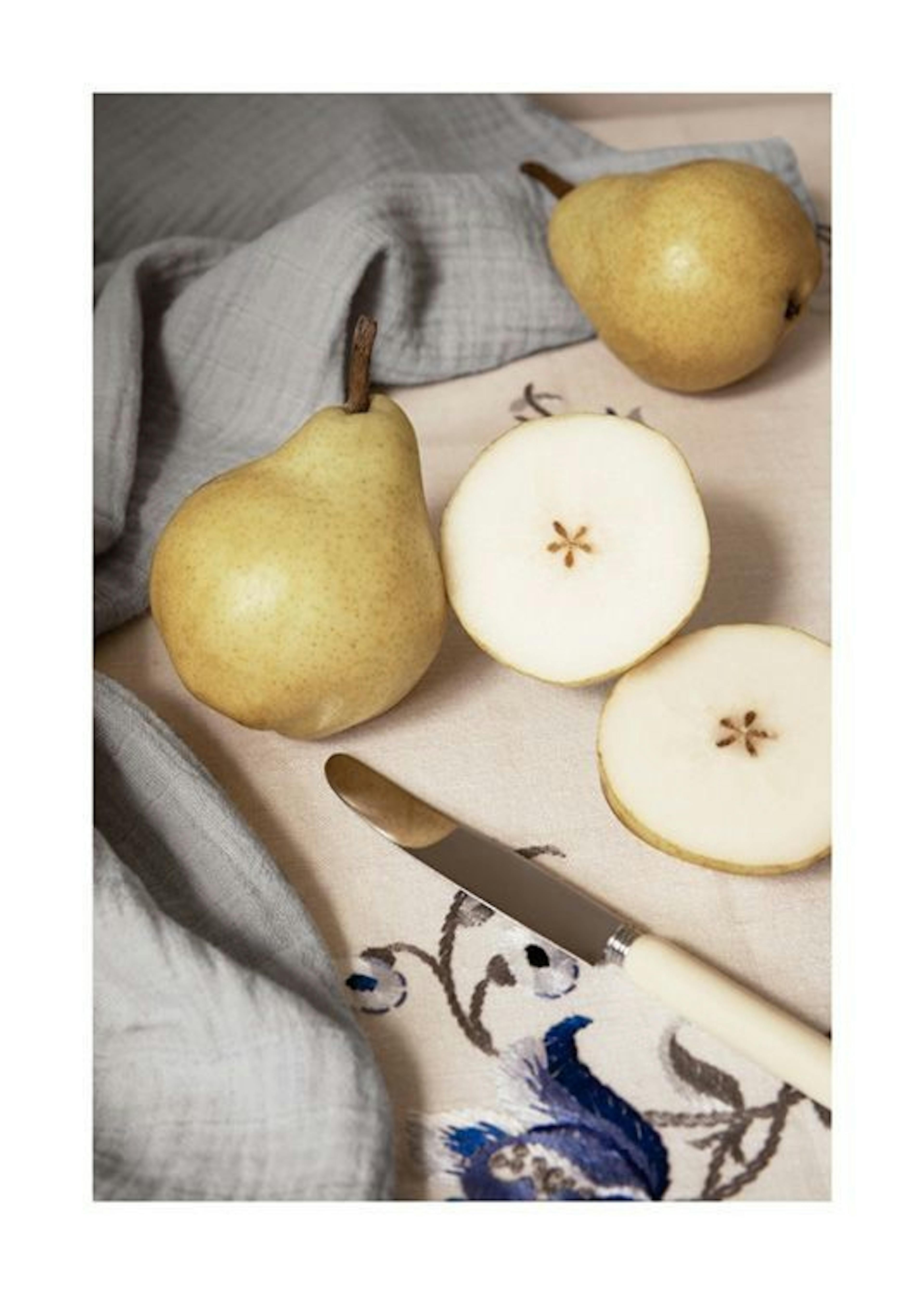 Split Pear Poster