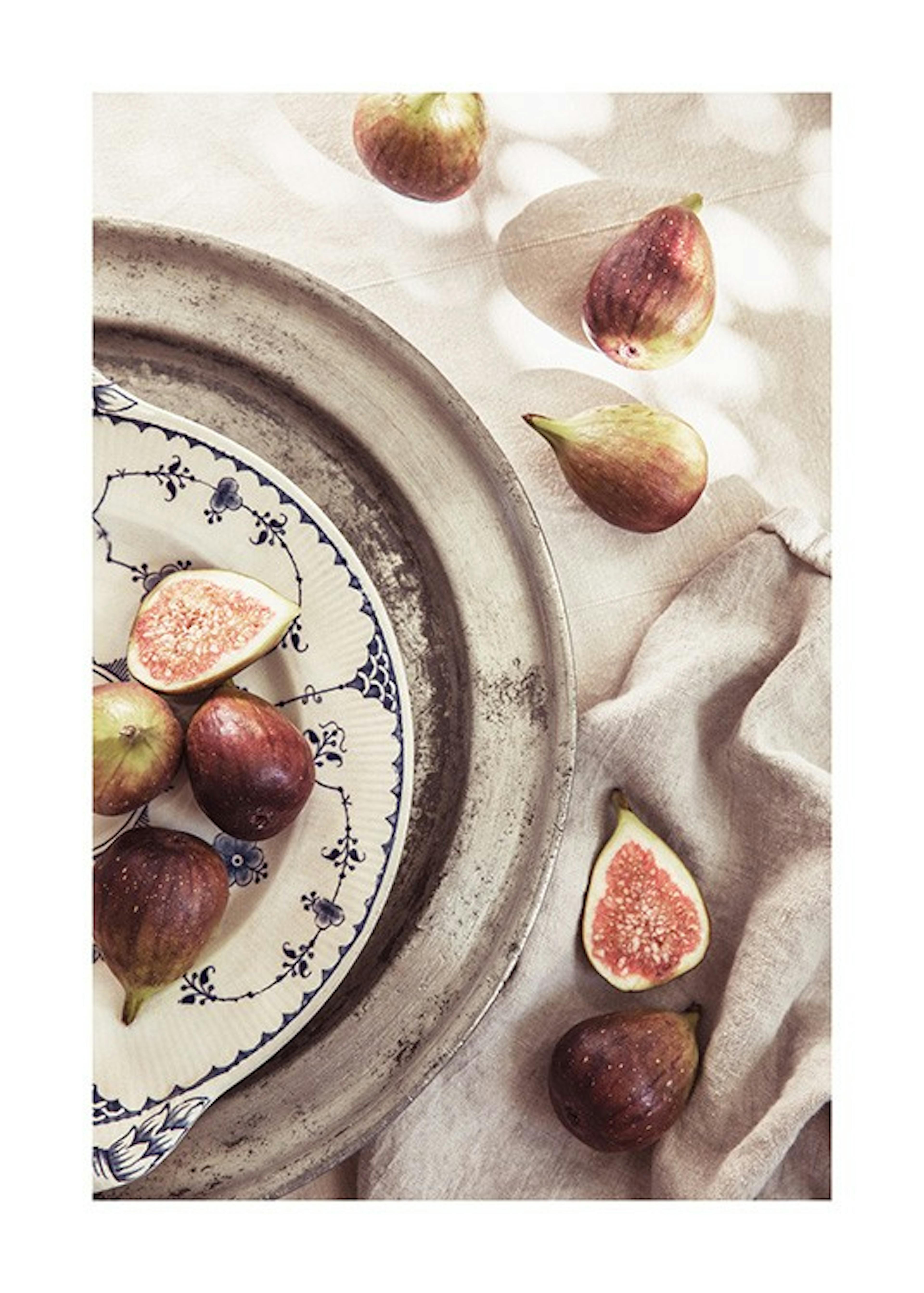 Figs on a Plate Plakat 0