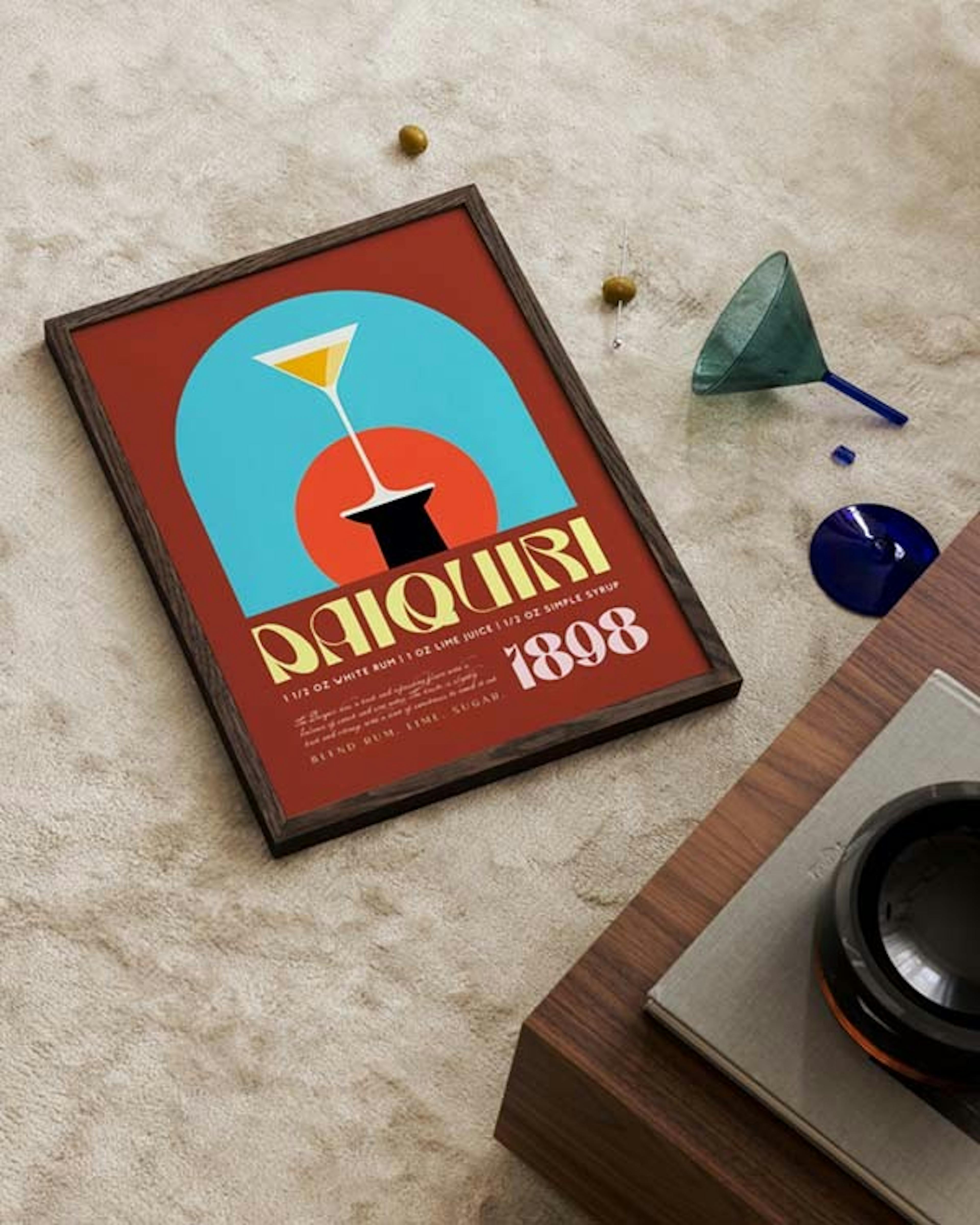 Daiquiri Classic Recipe Poster