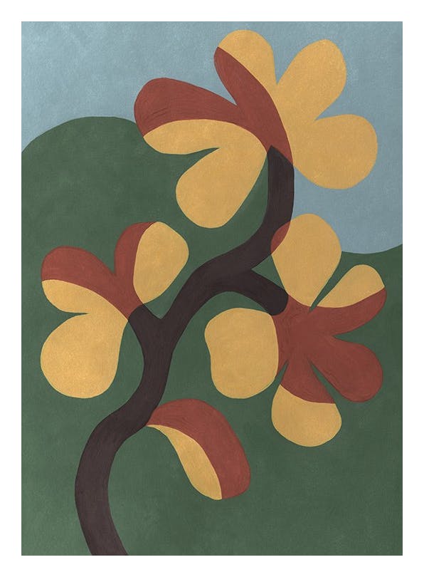 The Growth Poster (50x70 cm) - Retro Dreamscape