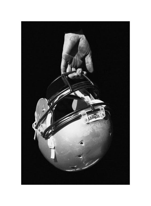 American Football Helmet Affiche (30x40 cm) - Posters de sport