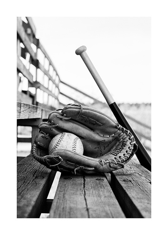 softball black and white photography