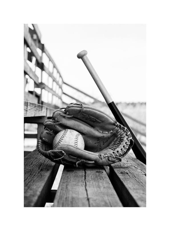 Baseball Essentials Affiche (50x70 cm) - Posters de sport