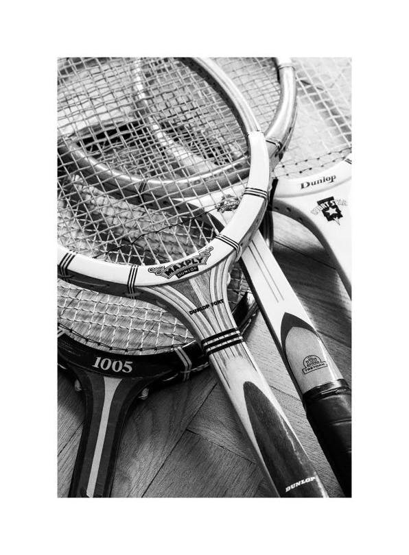 Tennis Rackets Poster (30x40 cm) - Sport posters en prints