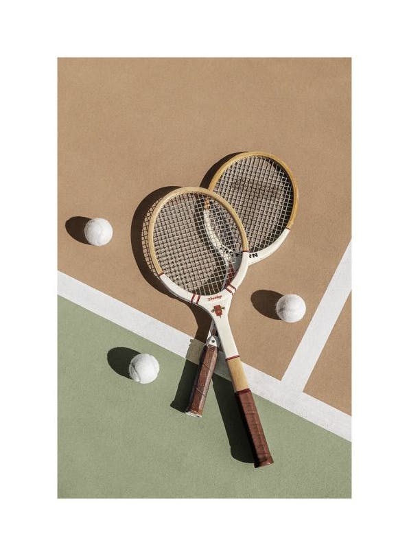 Racket Duo Poster (30x40 cm) - Sport posters en prints