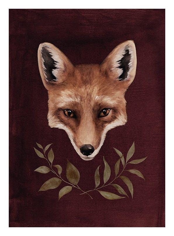 Red Fox Poster (50x70 cm)