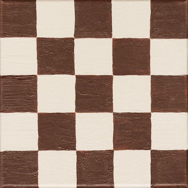 Checkered Square Poster 0